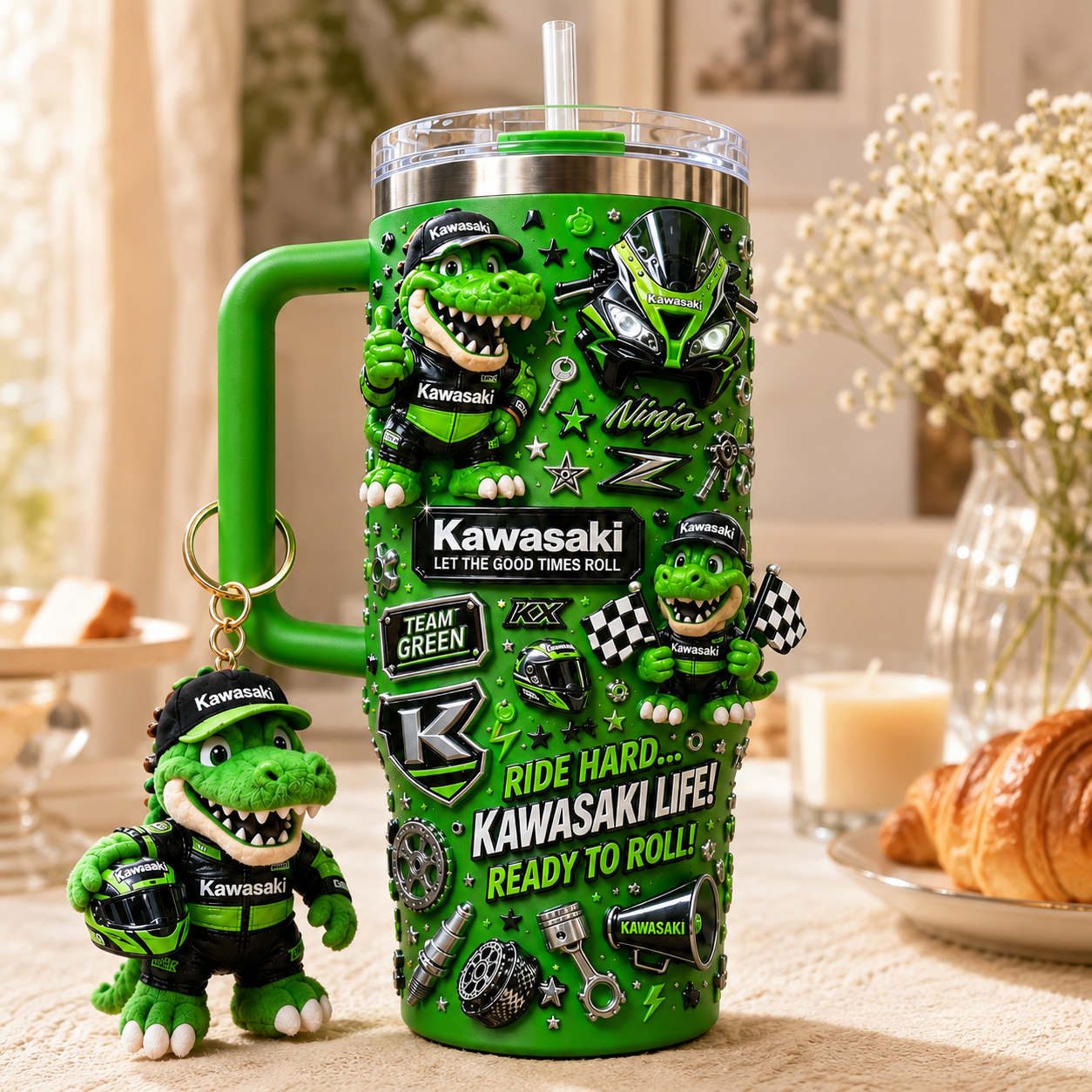 KWSK 40oz Tumbler With Handle DNBN