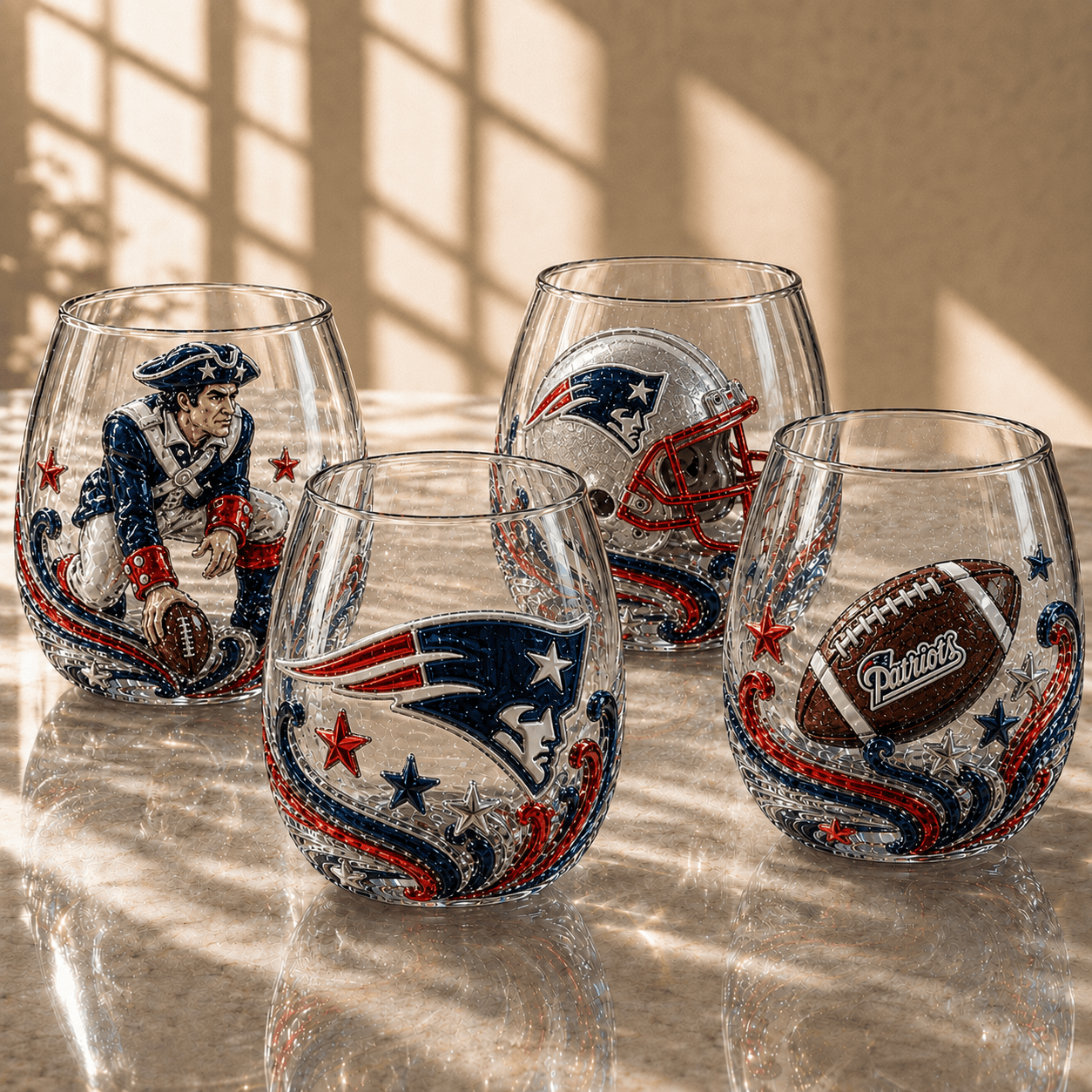 Premium NEP Stemless Wine Glass Set BMD