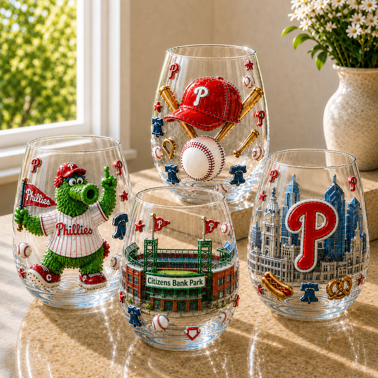 Premium PPP Stemless Wine Glass Set TTTT