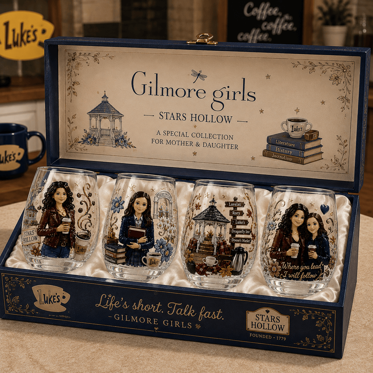 Premium GMG Stemless Wine Glass Set BMD