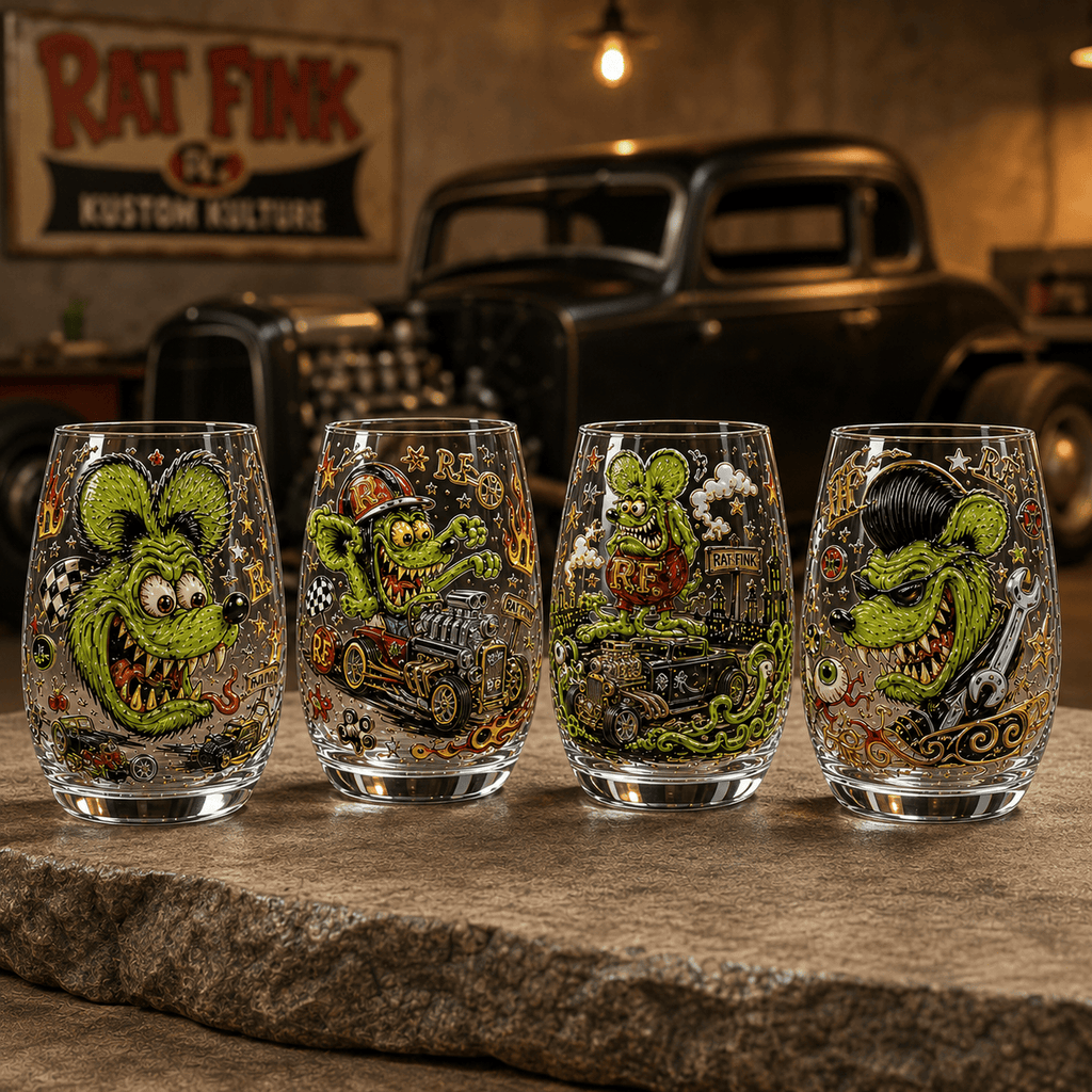 Premium RFK Stemless Wine Glass Set BMD
