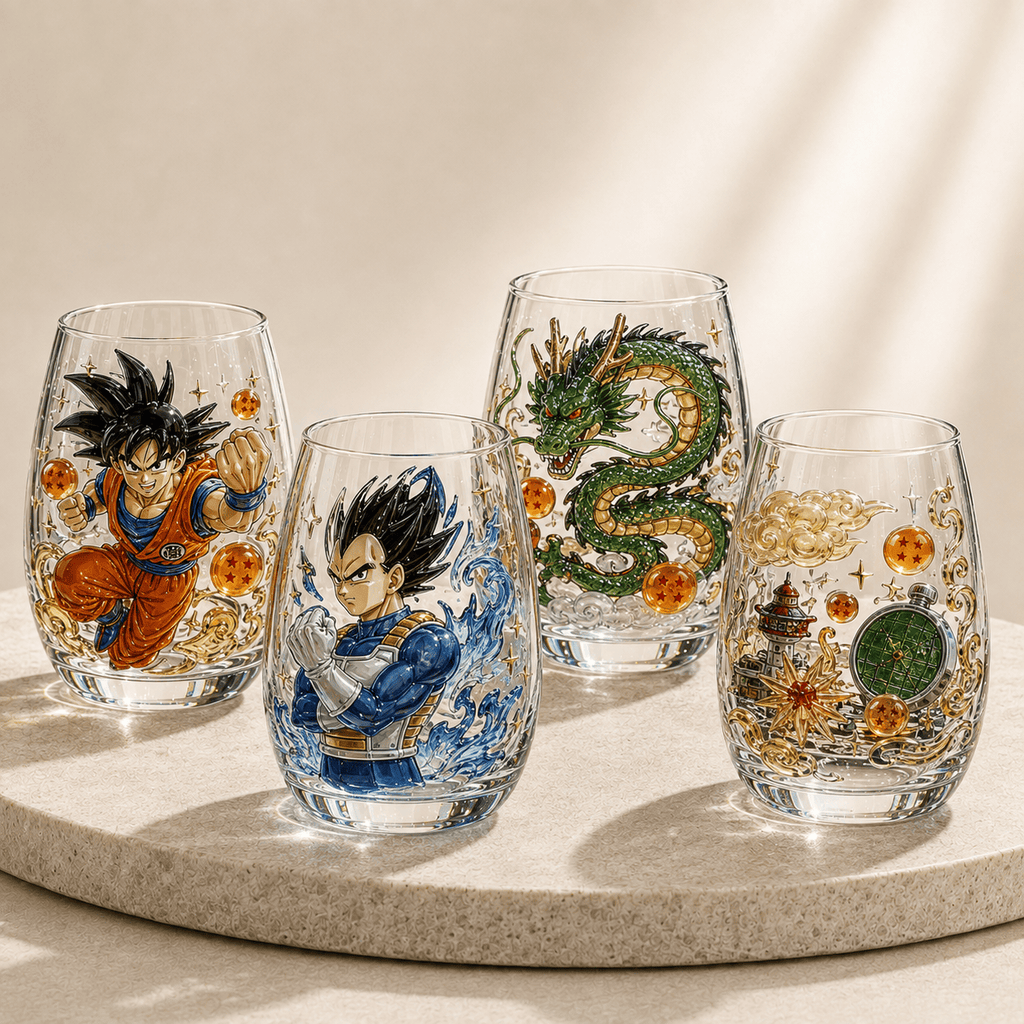 Premium DGBL Stemless Wine Glass Set BMD