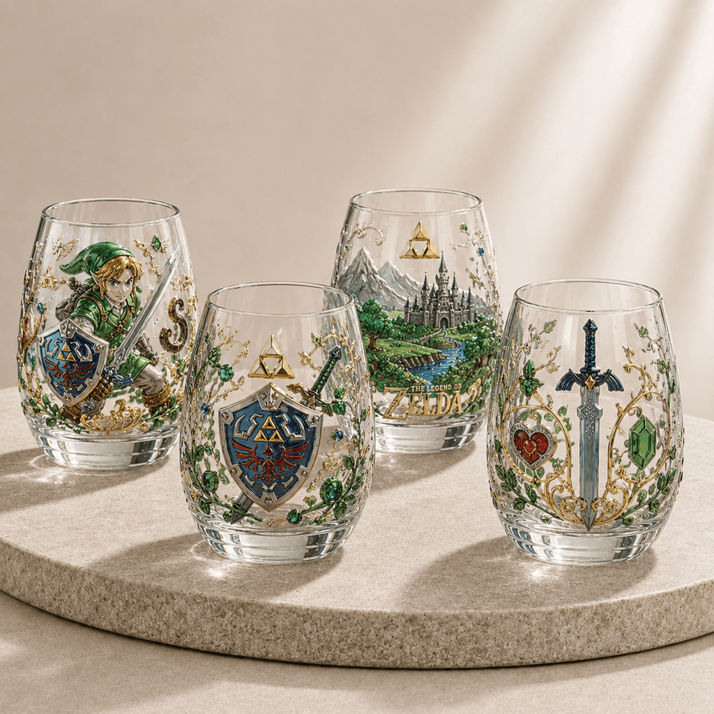 Premium TLZ Stemless Wine Glass Set BMD