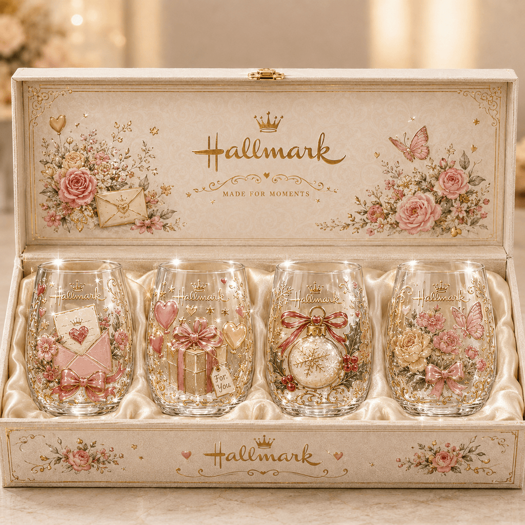 Premium HMK Stemless Wine Glass Set BMD