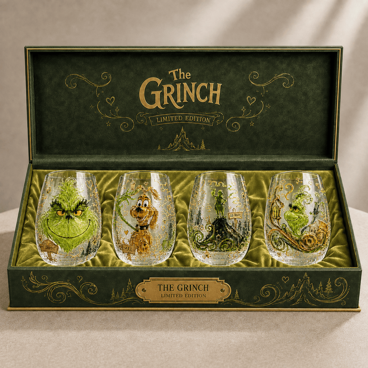 Premium TGR Stemless Wine Glass Set BMD