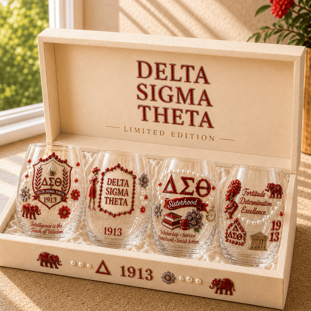 Premium DSTT Stemless Wine Glass Set TMH