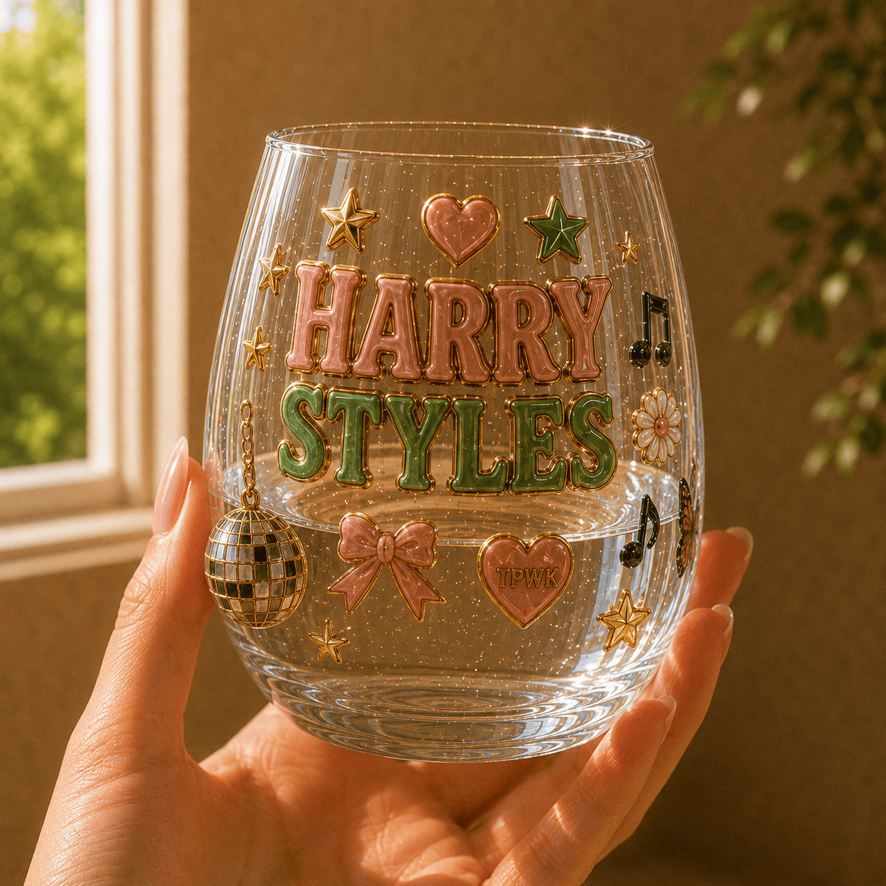 Premium HSL Stemless Wine Glass Set TMH