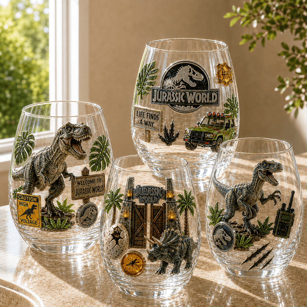 Premium JRSW Stemless Wine Glass Set TMH
