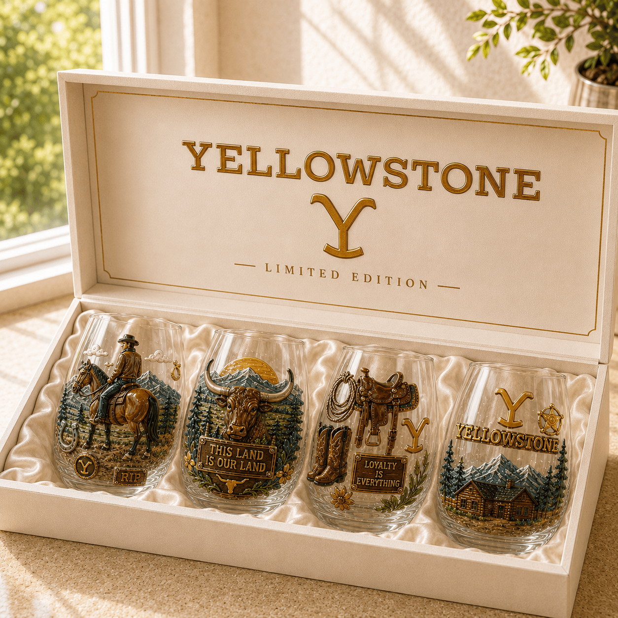 Premium YLST Stemless Wine Glass Set TMH