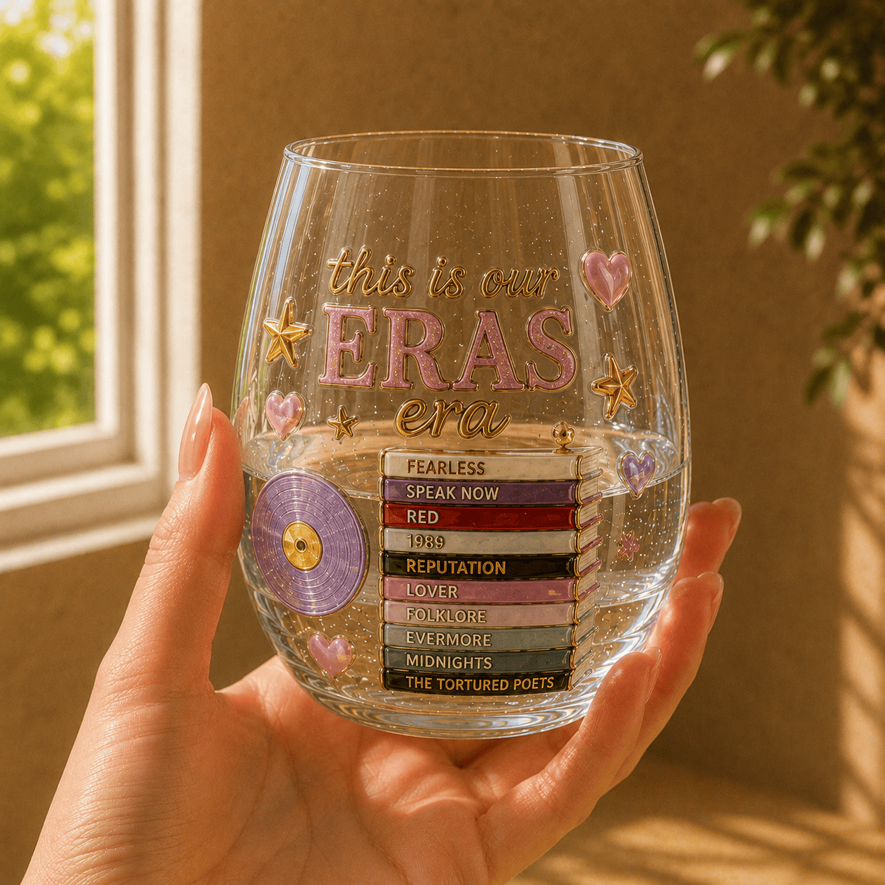 Premium TLSW Stemless Wine Glass Set TMH