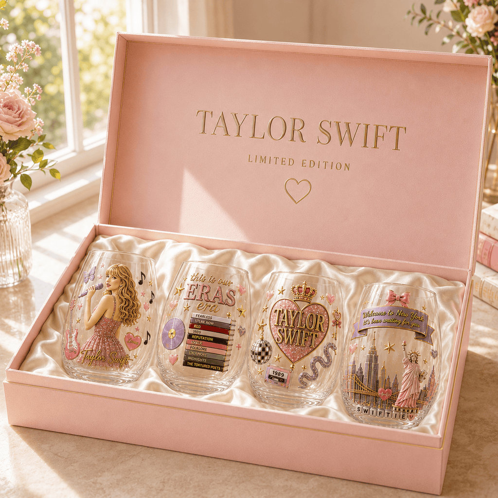 Premium TLSW Stemless Wine Glass Set TMH