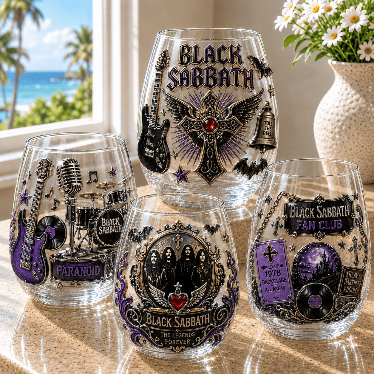 Premium BLST Stemless Wine Glass Set TTTT