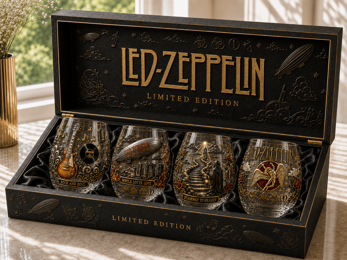 Premium LZPL Stemless Wine Glass Set TTTT
