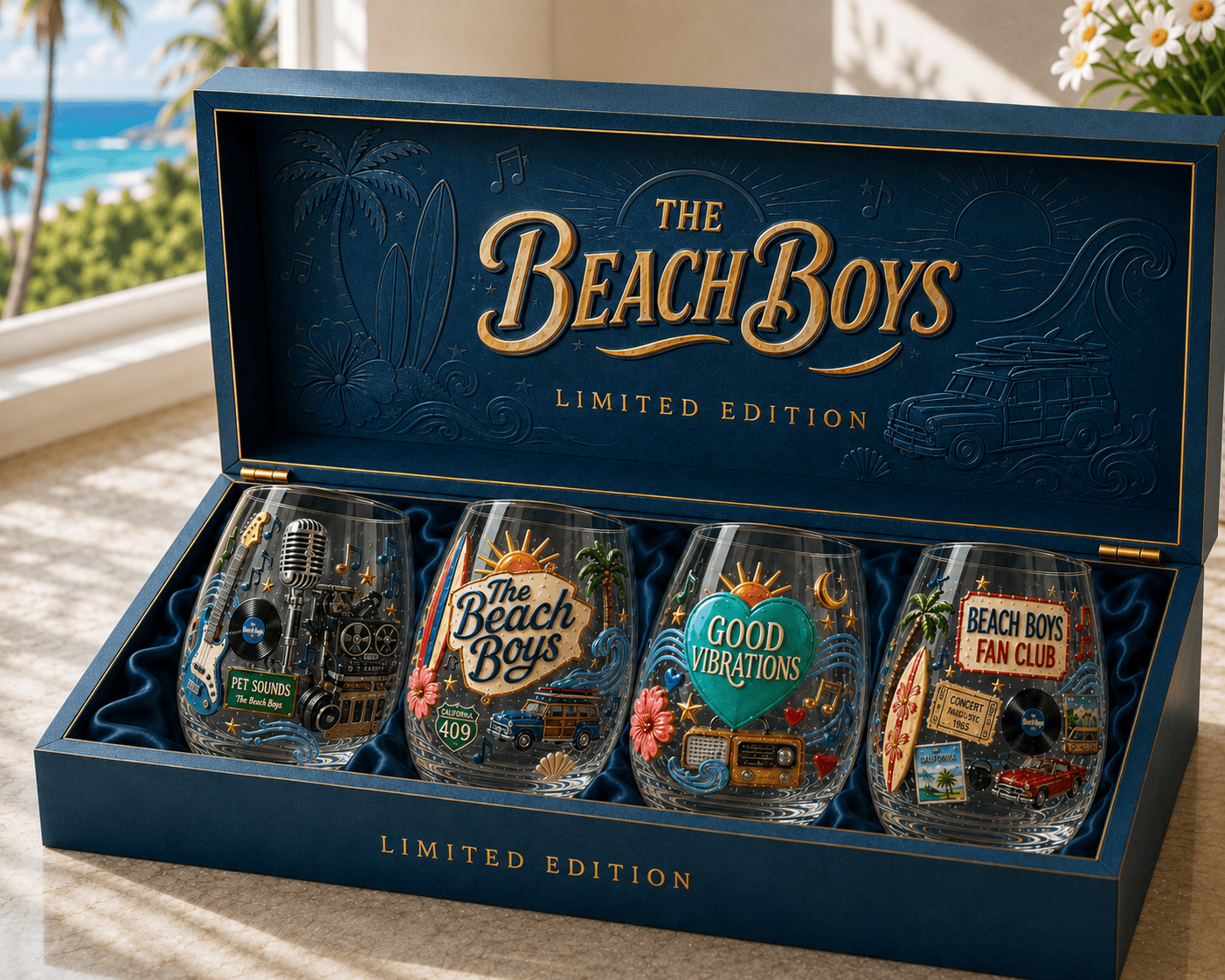 Premium TBY Stemless Wine Glass Set TTTT