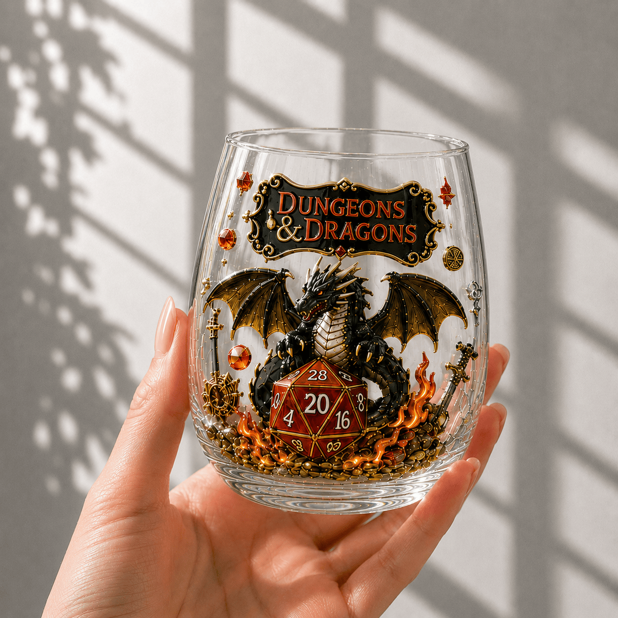 Premium DND Stemless Wine Glass Set TTTT