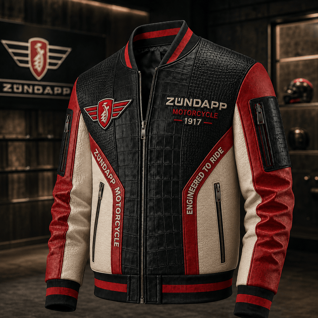Premium ZUD Leather Zipper Jacket TNSM