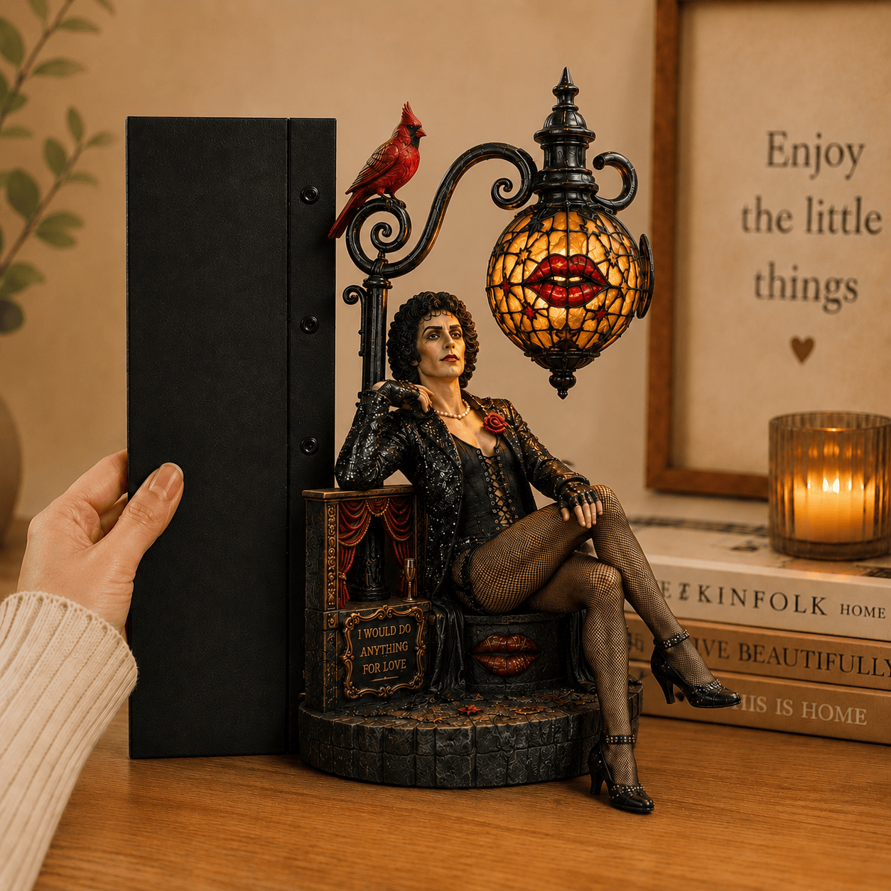 Premium TCRY Bookshelf Figurines Lamp NTNA