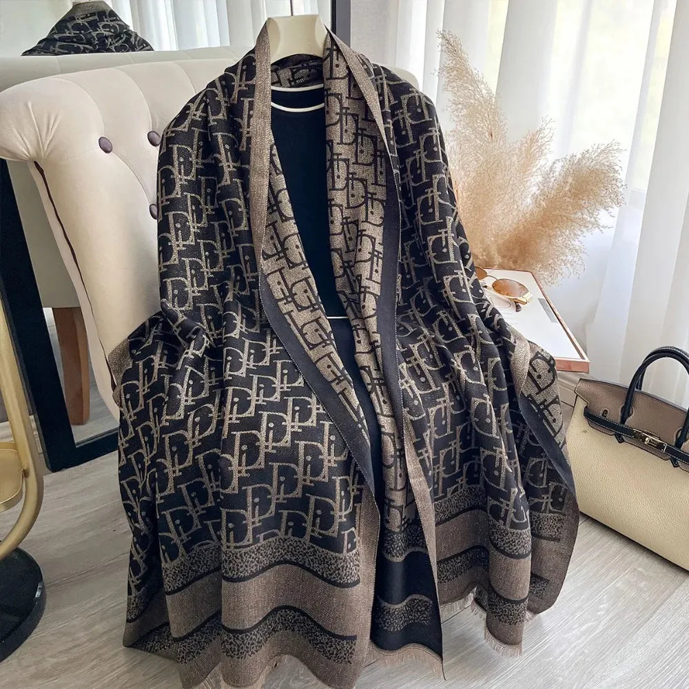 2026 Ladies Muslim Hijab Golden Thread Scarves Spring and Autumn Sun Protection Decoration Shawl Foulard Wrap Headscarf Scarf